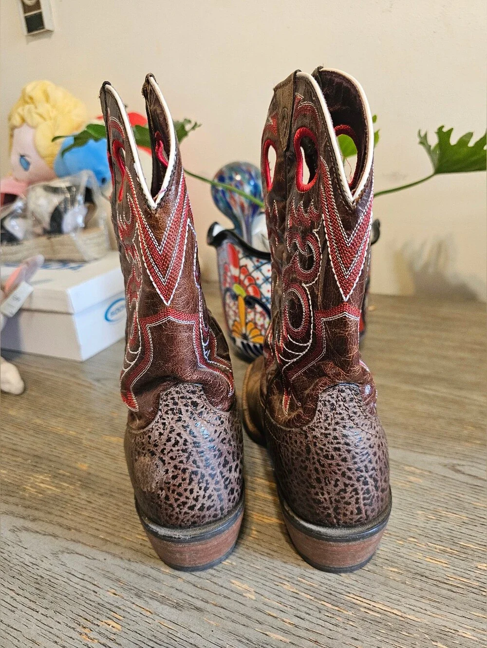 Ariat Heritage Crossfire Western Boot Mens 8.5D Cowboy Boots Square Toe